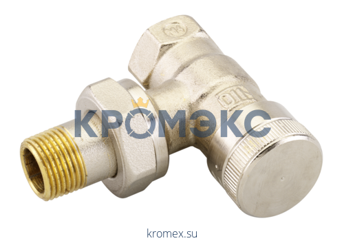 Клапан запорный для радиатора RLV Ду 20 Ру10 ВР угловой Danfoss 003L0145