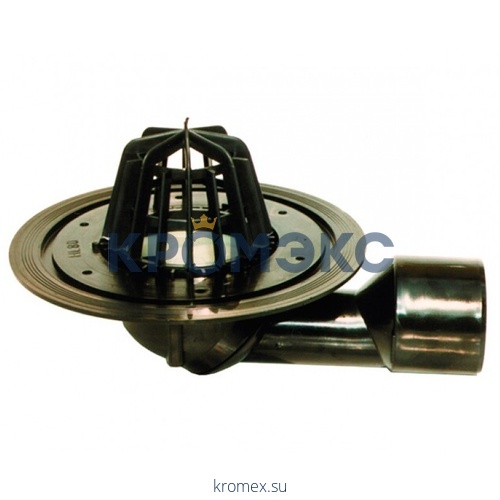 Воронка ПЭ HL80.3 с поворотным шарниром Дн 50/75 с листвоуловителем, без гидроизоляционного фланца HL HL80.3