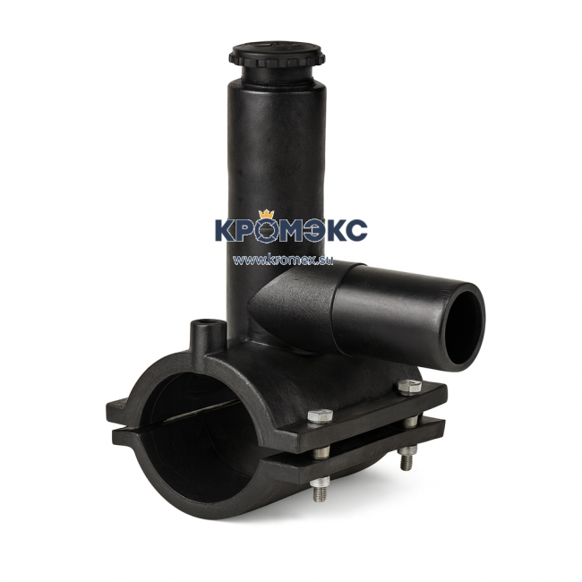 Седелка с фрезой 40x32 SDR 11 Trans-Quadro ПЭ электросварная