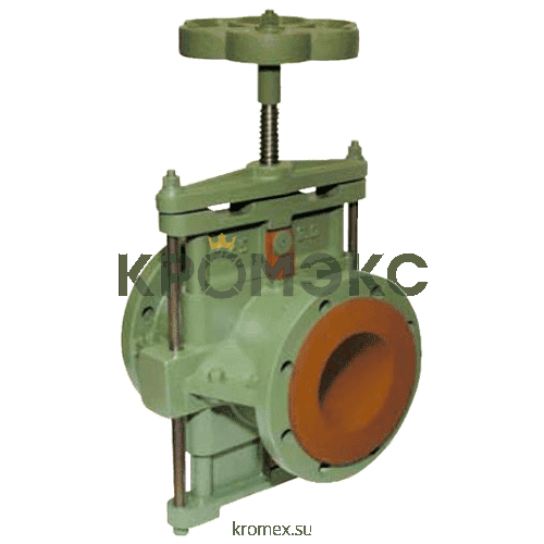 Задвижка чугун VM3200 шланговая Ду 50 Ру10 фл Tecofi VM3200-00CN0050