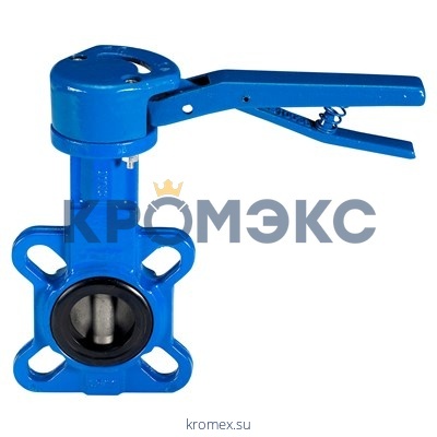 Затвор дисковый поворотный чугун VFY-LH(SYLAX) Ду 50 Ру16 межфл с рукояткой диск нерж манжета EPDM Danfoss 065B7420