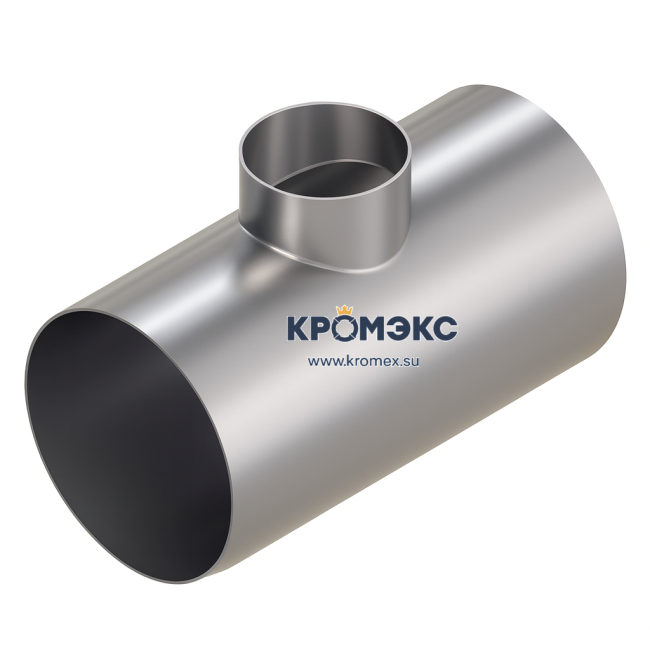 Тройник стальной 720x9-377х9 1,6 ТС-588.000 серия 5.903-13 переходный сварной