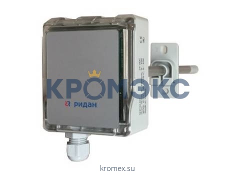 Датчик влажности RHS 400R, выходной сигнал 0-10В, диапазон измерения 0-100 %, Ридан 097U0001R