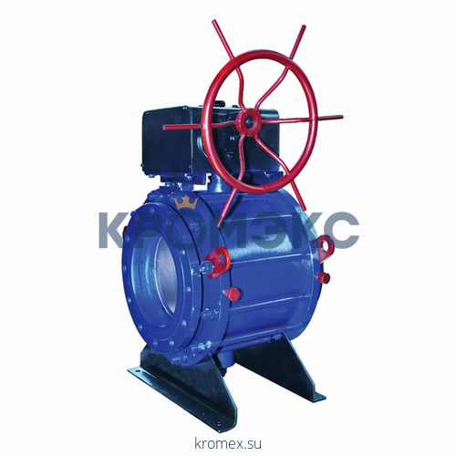 Кран шаровой сталь 11с67п Ду 500 Ру16 фл с редуктором полнопроходной Маршал СФ.00.3.016.500