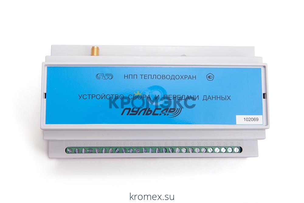 Устройство сбора и передачи данных «Пульсар» (2хRS-232, 2xRS-485, GPRS-модем, Ethernet, CAN(Меркурий) Тепловодохран Н00002402