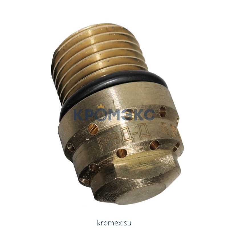 Распылитель дренчерный высокого давления бронза ДBSO-ПНо0,010-G1/2/B1-РВД-Д1 G1/2 розеткой вниз без резьбового герметика Спецавтоматика 19905