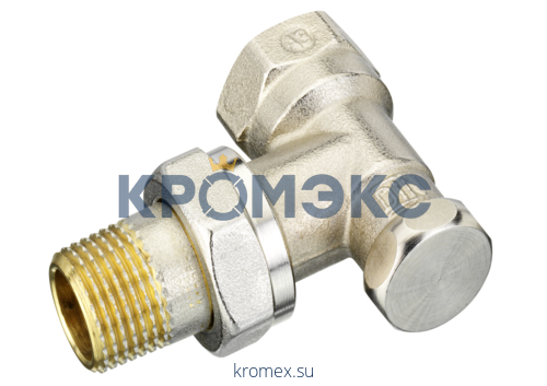 Клапан запорный для радиатора RLV-S Ду 15 Ру10 ВР угловой Danfoss 003L0123