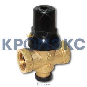 Регулятор давления поршневой латунь КРДВ Ду 15 Ру16 G1/2" ВР Рн=2 - 4бар с вых. под маном. и фильтром Benarmo