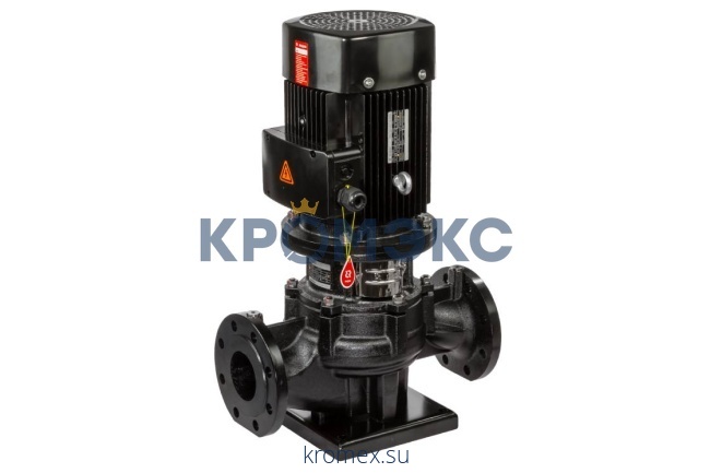 Насос одноступенчатый инлайн RV 80-290/2, 3х380 В, 50 Гц, 5,5кВт, вход/выход DN 80 PN 16, корпус-чугун, колесо-чугун, Ридан 015P2032