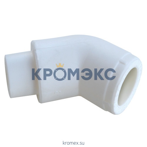 Угольник PP-R переходной белый внутр/наруж пайка Дн 25х45гр VALFEX 10109025