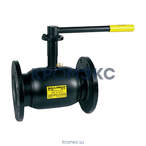 Кран шаровой сталь Ballomax КШТ 60.113 Ду 20 Ру40 фл полнопроходной BROEN КШТ 60.113.020
