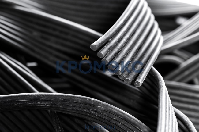 Шнур резиновый 1-1с Ф 5 мм ГОСТ 6467-79