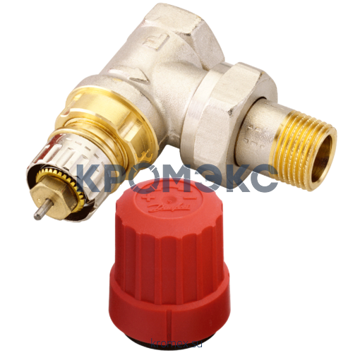 Клапан термостатический RTR-N для двухтр Ду 15 Ру10 угловой ВР клипс RTR (RA) Danfoss 013G7013