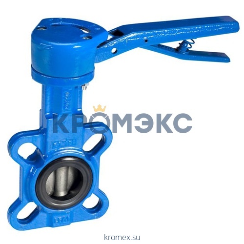 Затвор дисковый поворотный чугун VFY-LH(SYLAX) Ду 50 Ру16 межфл с рукояткой диск чугун манжета EPDM Danfoss 065B7367