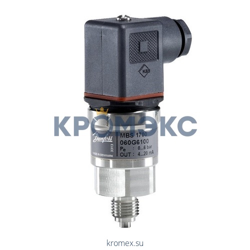Преобразователь давл MBS 1700 G1/4" 0-16бар 4-20мA Danfoss 060G6102
