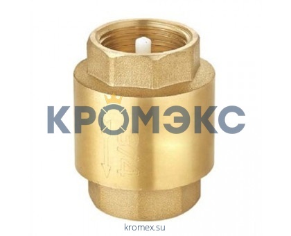 Клапан обратный латунь осевой CA1103 Ду 65 Ру16 Тмакс=100 оС ВР G2 1/2" диск нитрил-нейлон с BSP резьбой Tecofi CA1103-0065.