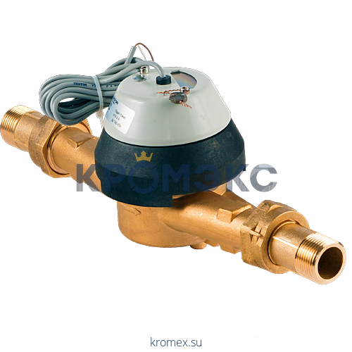 Счётчик х/в крыльчатый одноструйный ВСХНд Ду 40 Ру16 50С L=300мм резьба импульсный Б/К Тепловодомер