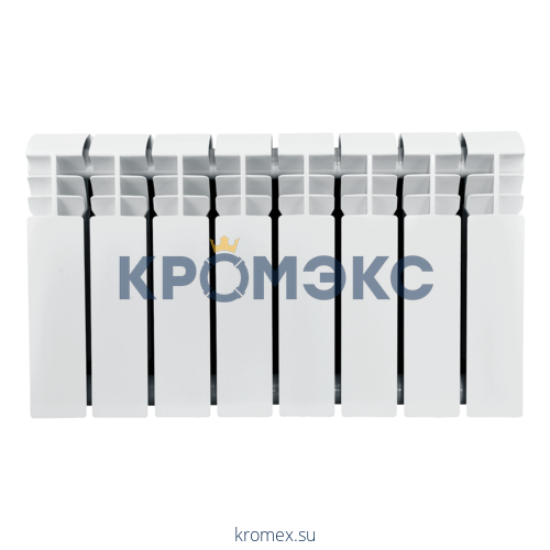 Радиатор биметаллический РБС 300 12 секций Qну=1380 Вт RAL 9016 (белый) Ogint