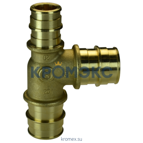 Тройник переходной для PE-X латунь GX151 Дн 40х32х32 Giacomini GX151Y047