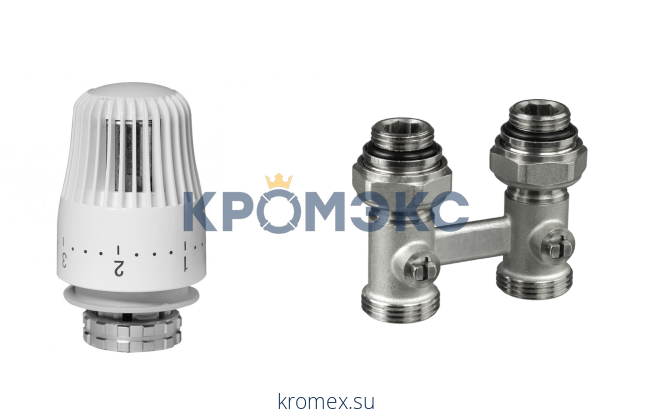 Ридан Комплект: 003L0391R_клапан запорный LV-KB DN 20 PN 10, Т=95 °С, прямой, без возможности опорожнения, для нижнего присоединения к радиатору; 013G7084R_Термостатический элемент TR 84, жидкостной датчик, для установки на клапаны TR-N и TR-G c присоедин