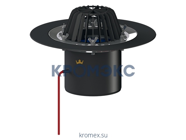 Воронка кровельная PP HL62.1H с вертикальным выпуском с электроподогревом HL 62.1Н/5