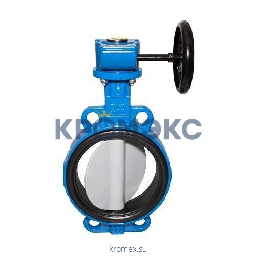 Затвор дисковый поворотный чугун VFY-LG(SYLAX) Ду 80 Ру16 межфл с редуктором диск нерж манжета EPDM Danfoss 065B7462