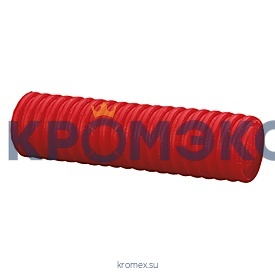 Шланг гофрированный для PE-X Дн 32 для трубы Дн 25 красный бухта 100м R985R Giacomini R985RY002