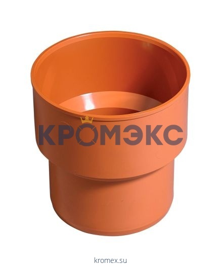 Переход НПВХ на чугун коричневый Дн 200 б/нап б/манжеты KGUG Ostendorf 223820