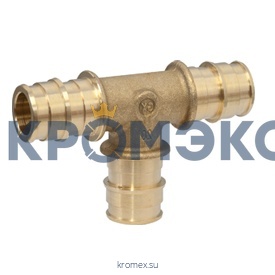 Тройник для PE-X латунь GX150 Дн 32 Giacomini GX150Y006