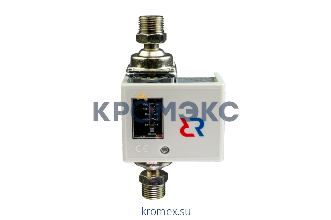 Реле перепада давления RT262R, диапазон настройки 0,5–3,5 бар, дифференциал 0,3–0,5 бар, присоединение 2 х G ½, Ридан 017D002566R