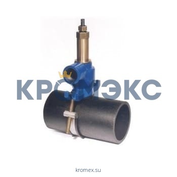 SWIK ST Хомутовый врезной вентиль с интегрированным приспособлением для врезки под давлением для стальных, чугунных и азбестоце-ментных труб серия 727/08 DN80-300 PN16 AVK