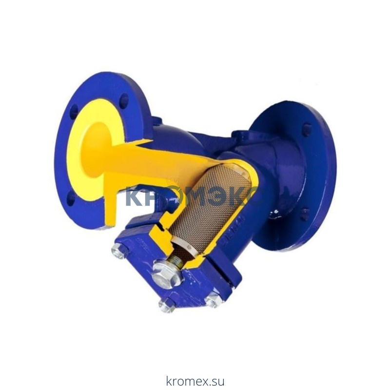 Фильтр сетчатый Y-образный чугун Ду 40 Ру16 Тмакс=400 oC фл V821 ADL DM02A797