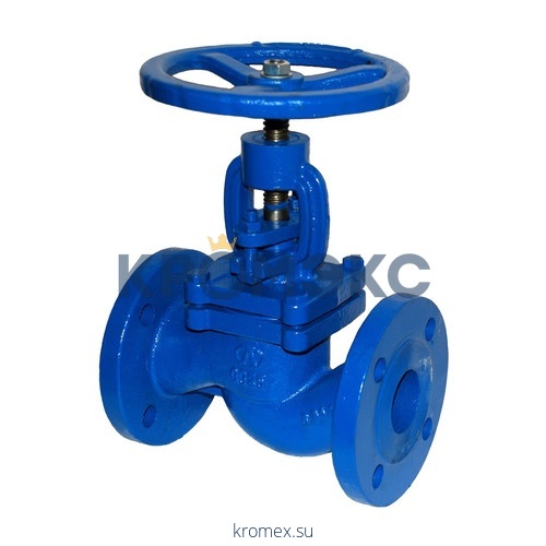 Клапан запорный чугун R3240 Ду 50 Ру16 Тмакс=184 оС фл с маховиком Tecofi R3240-0050