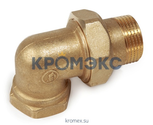 Соединитель латунь американка Ду 20 (3/4") угловой ВР/НР Цветлит ZW50073