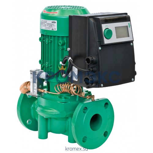 Насос ин-лайн с сухим ротором IP-E 50/150-4/2 PN10 3х400В/50 Гц с датчиком перепада давления Wilo 2158823