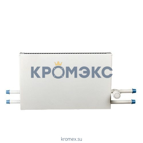 Конвектор настенный проходной "Универсал С" КСК 20 П (А06) (средней глубины) 0.85кВт двухтр с т/клапаном (пр) Danfoss 013G1810 бок/п резьба лев Сантехпром 6000465