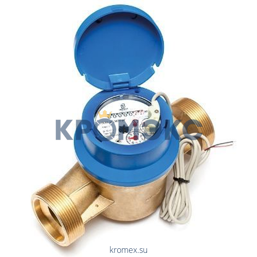 Счётчик х/в крыльчатый одноструйный ОСВХ ДГ Ду 25 Ру16 30С L=160мм резьба импульсный В/К ПК ПРИБОР 04-25-03