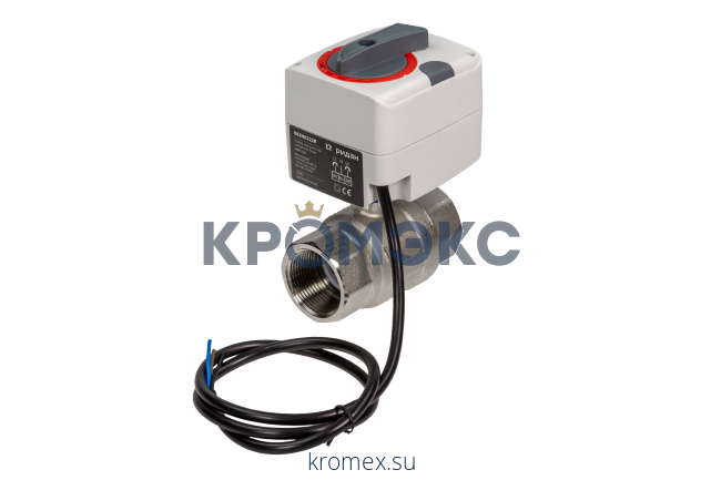 Кран шаровой двухпозиционный AMZ-112R DN 20 PN 40, Kvs 45 м³/ч, Тmax = 110 °С, с внутренней резьбой, латунь, Ридан 082G5407R
