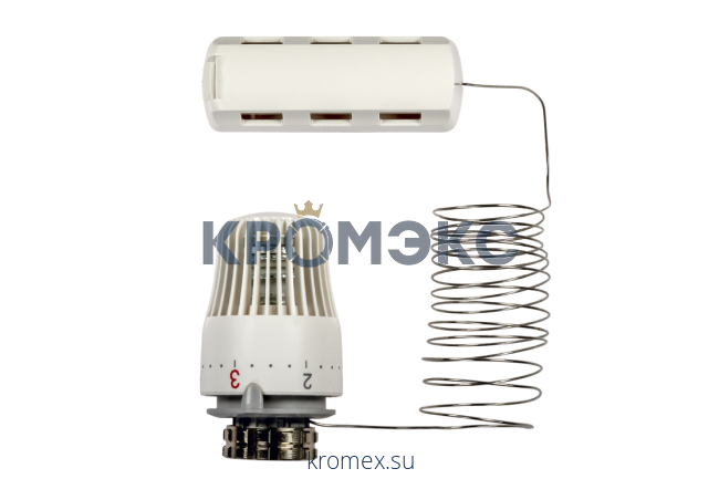 Термостатический элемент TR 86, выносной датчик, для установки на клапаны Ридан TR-N и TR-G c присоединительной резьбой М30×1,5, Ридан 013G7086R