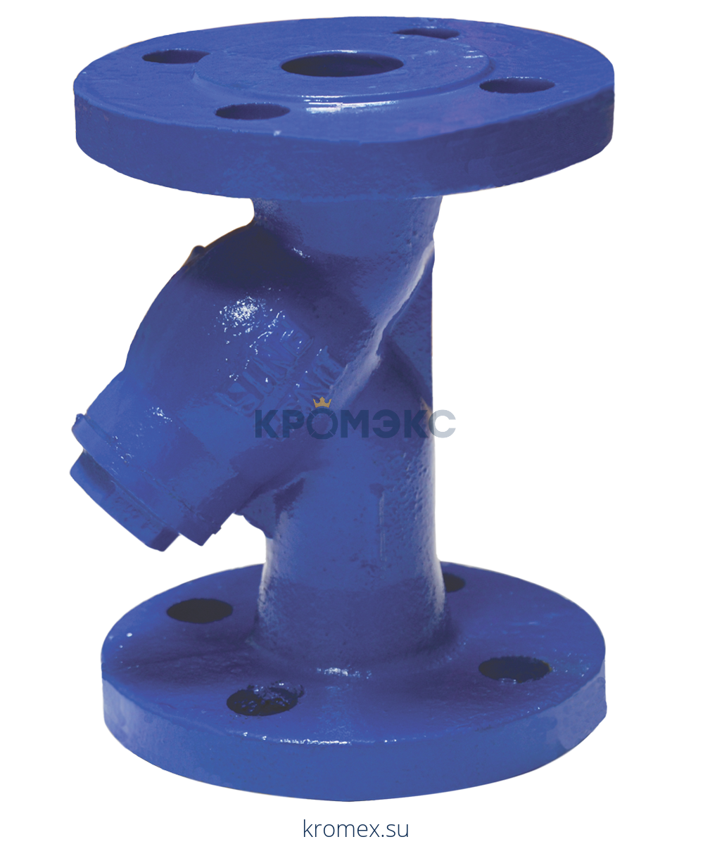 Фильтр сетчатый Y-образный чугун Ду 50 Ру16 Тмакс=300 oC фл IS16 со сливной пробкой ADL BM03B224631 .