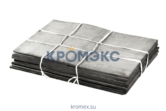 Пластина пористая 10 мм прессовая II группа (500х700 мм, упаковка ~ 30 кг) ТУ 38.105.867-90