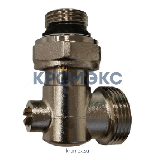 Узел нижнего подключения раздельный Ду 15 Ру10 1/2"x3/4"ЕК угловой Ogint