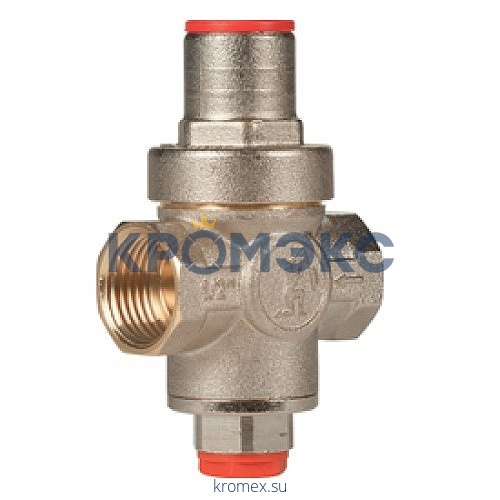 Регулятор давления поршневой латунь R153C Ду 20 Ру16 G3/4" ВР Рн=1 - 5,5бар с вых. под маном. Giacomini R153CX004