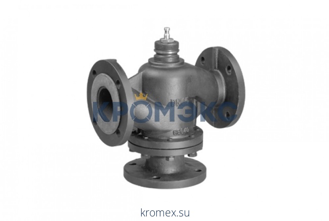 Клапан регулирующий Ридан VF-3R PN16 DN20 KVS6.3 T150, 3-х ход.смеш., седельный, фланец,чугун 065Z3356R