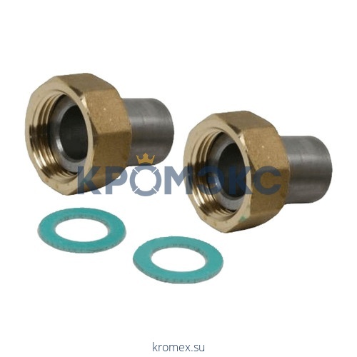 Комплект присоединительный (3/4"х1/2") Ду 15 ВР/НР Danfoss 087G6071