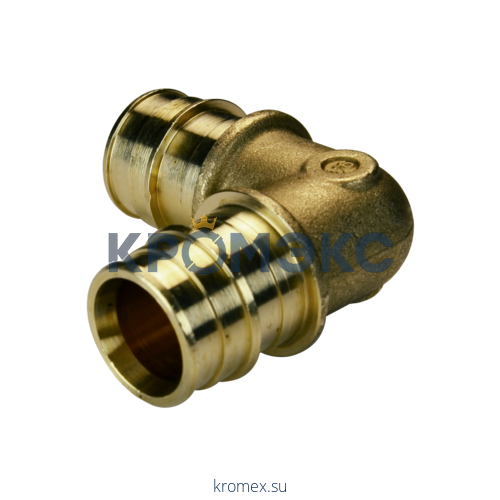 Угольник для PE-X латунь Дн 40х90гр РОС GX122ACY007