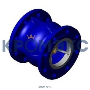 Клапан обратный чугун осевой CA3241 Ду 50 Ру16 Тмакс=100 оС фл диск чугун Tecofi CA3241-0050