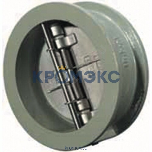 Клапан обратный чугун 2/створ R60DW Ду 400 межфл диск нерж Giacomini R60DWY040