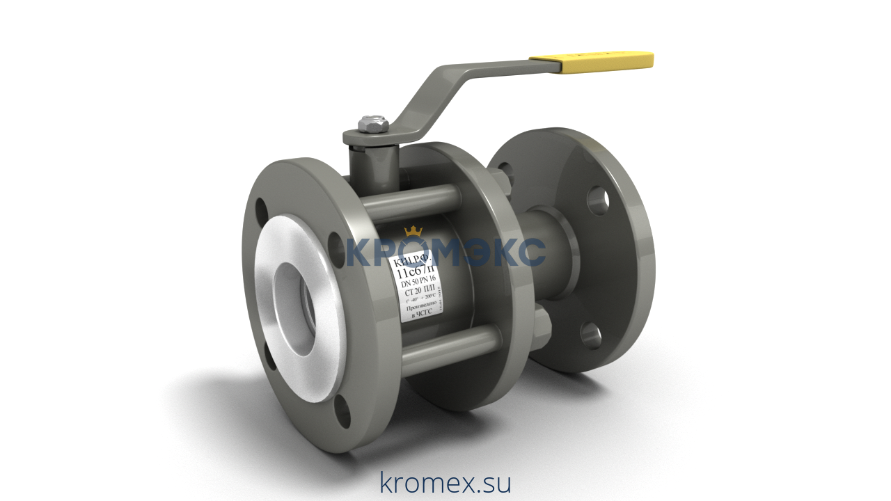 Кран шаровой сталь 11с67п Ду 40 Ру40 фл полнопроходной LD 21110400402MULD000000000