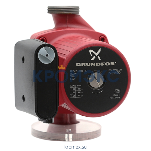 Насос циркуляционный с мокрым ротором UPS 32-25 PN10 1х230В/50 Гц Grundfos 95906401